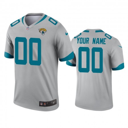 Herren Jacksonville Jaguars Trikot Personalisiert Inverted Legend Silber